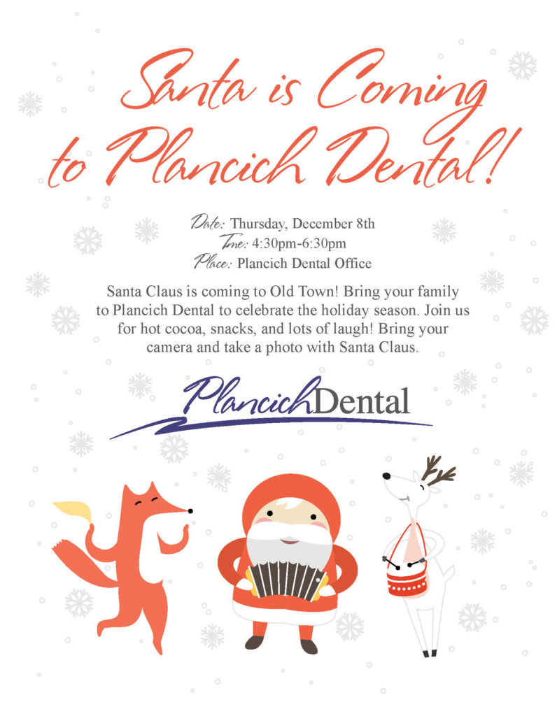 Plancich Dental Christmas flier